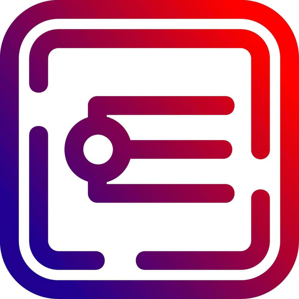 Endpoint Line gradient Icon vector