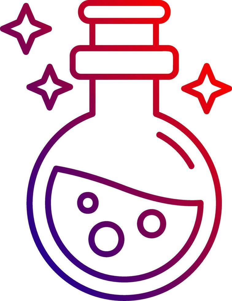 Potion Line gradient Icon vector