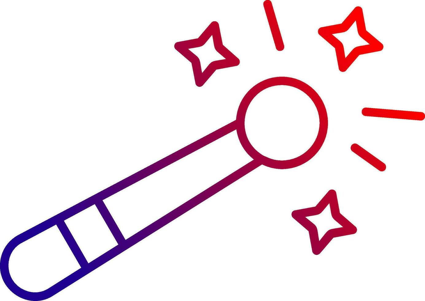Magic tool Line gradient Icon vector
