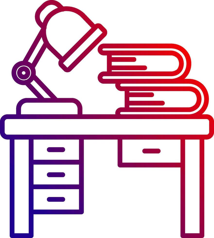 Workspace Line gradient Icon vector