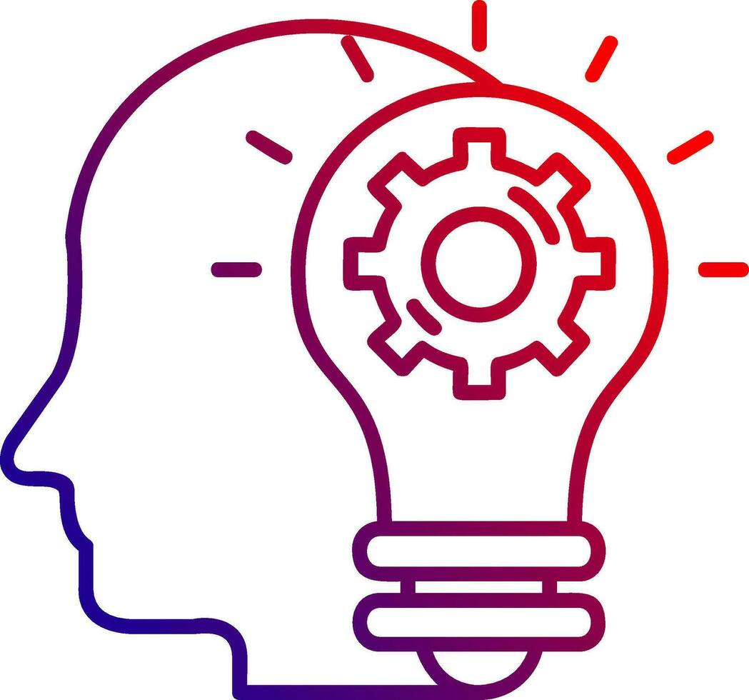 Imagination Line gradient Icon vector