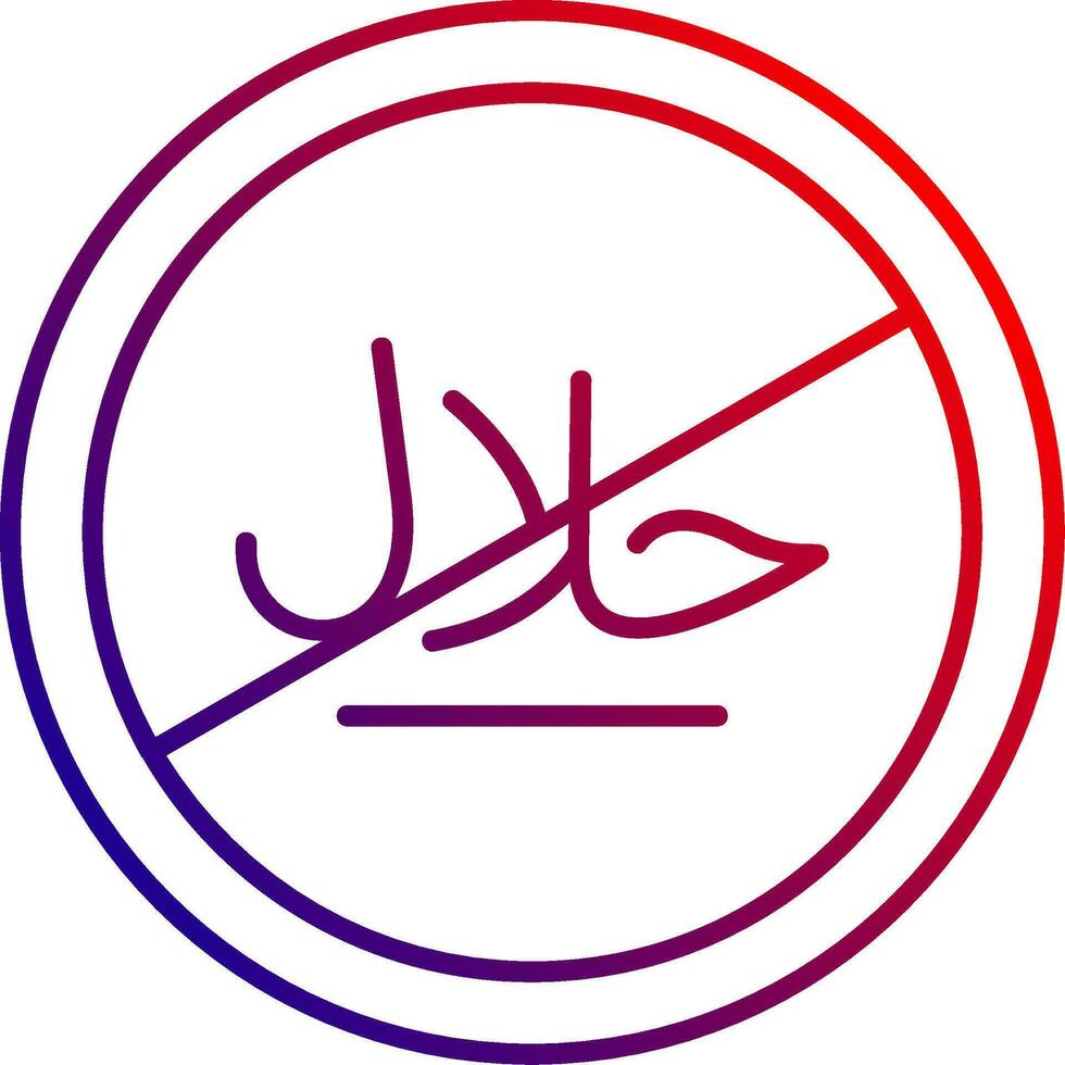 No Line gradient Icon vector