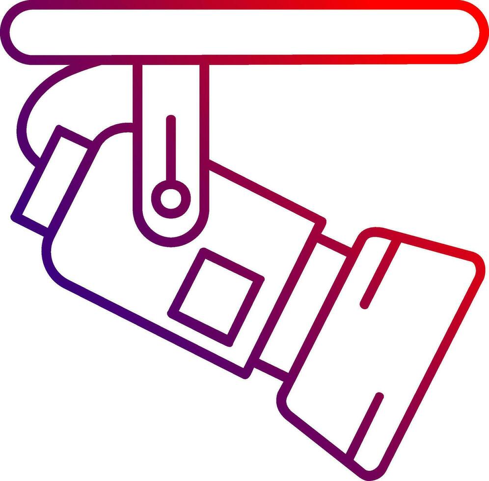 Spotlight Line gradient Icon vector