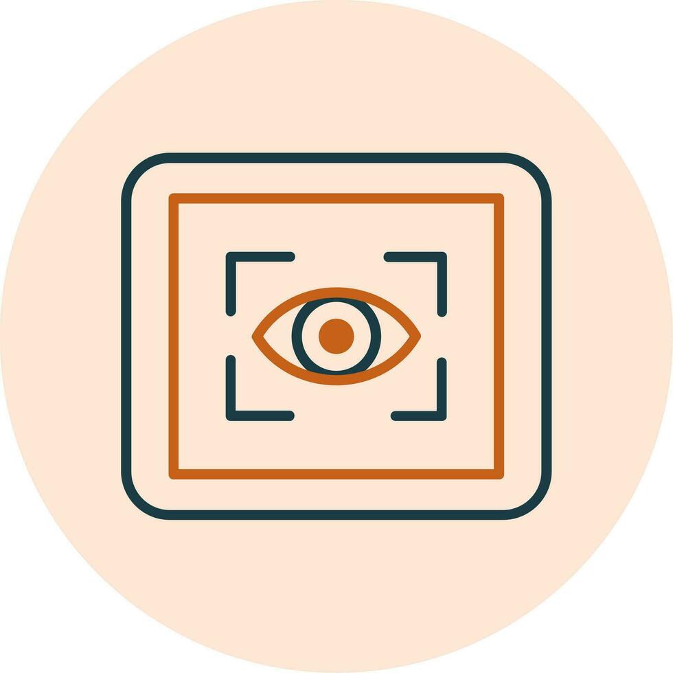 Eye Scanner Vector Icon