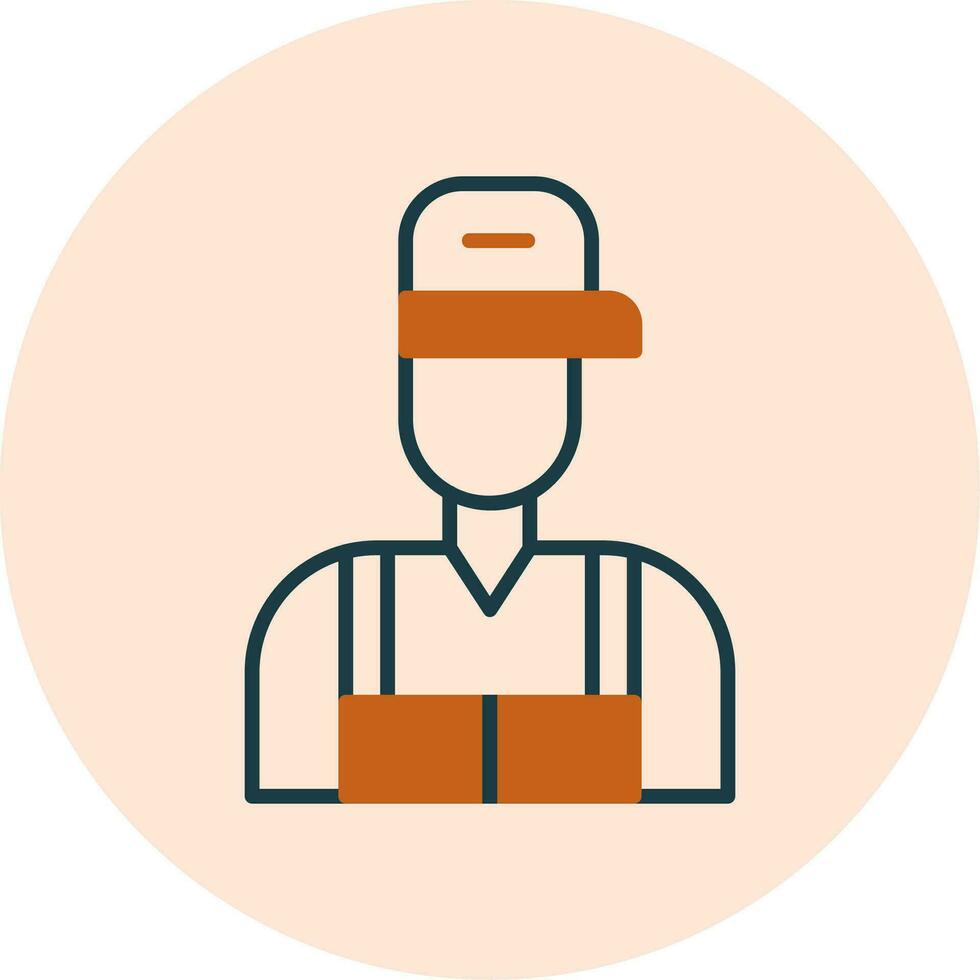 Delivery Boy Vector Icon