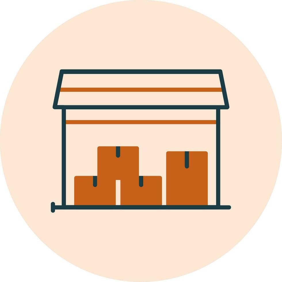 Warehouse Vector Icon