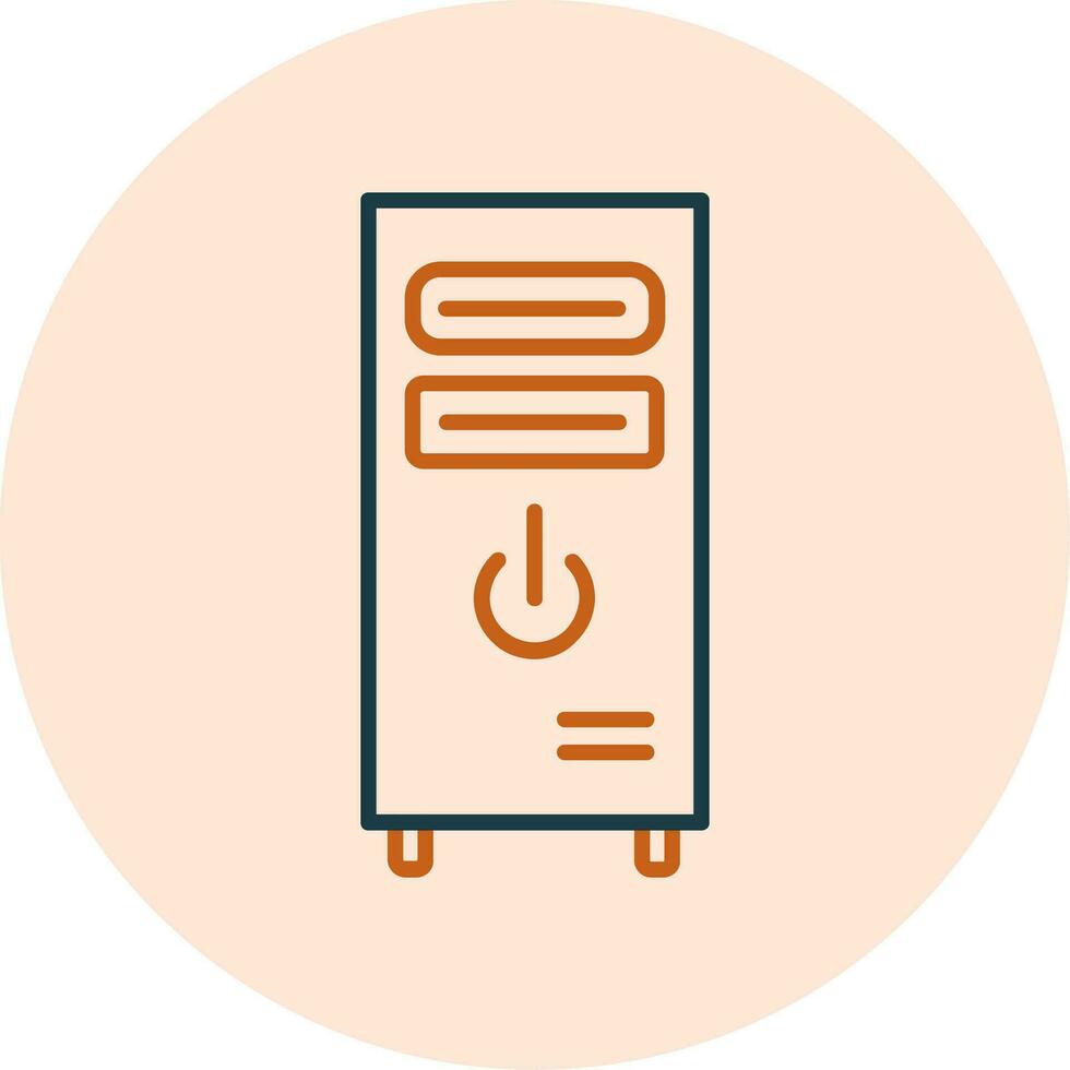 Cpu Tower Vector Icon