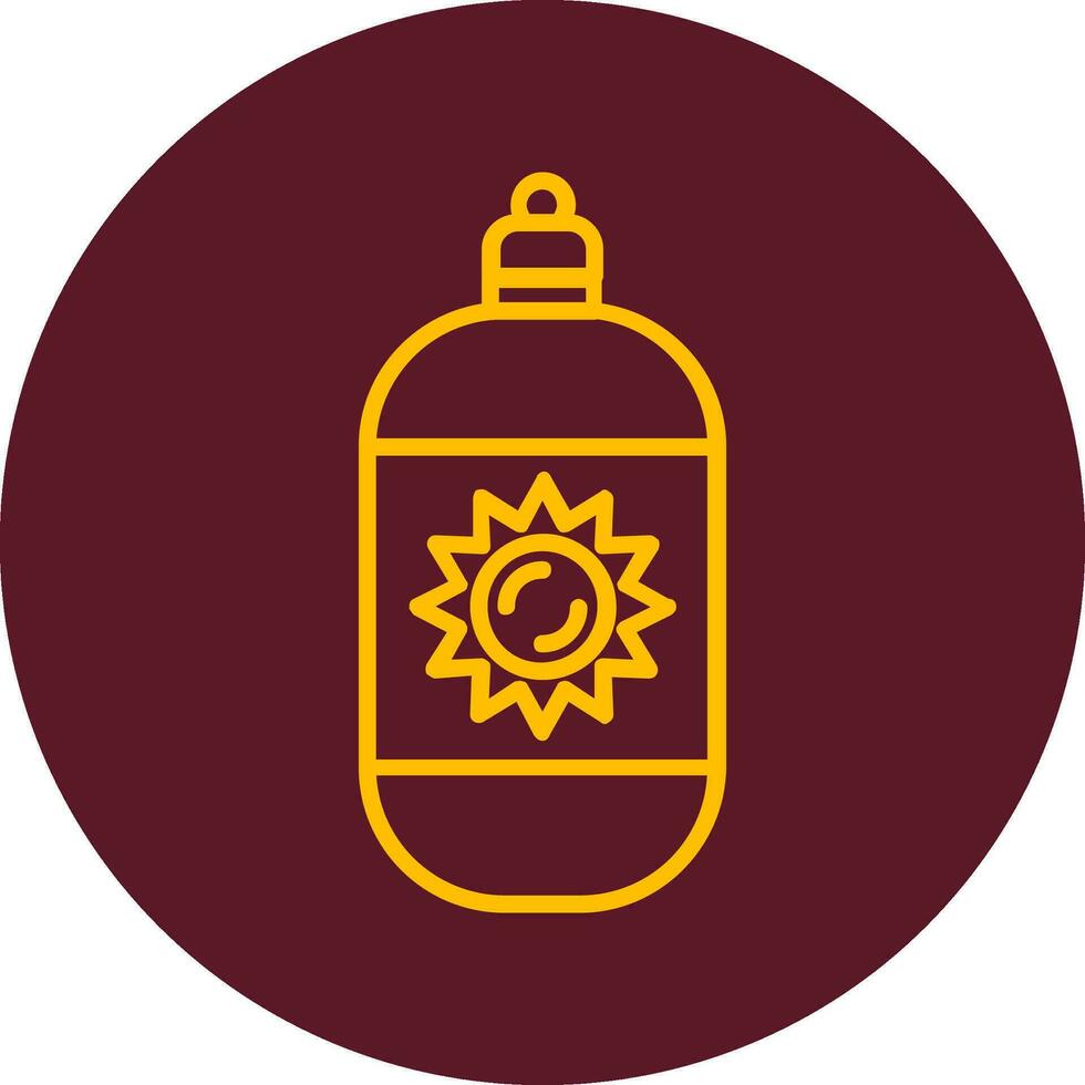 Sun Cream Vector Icon