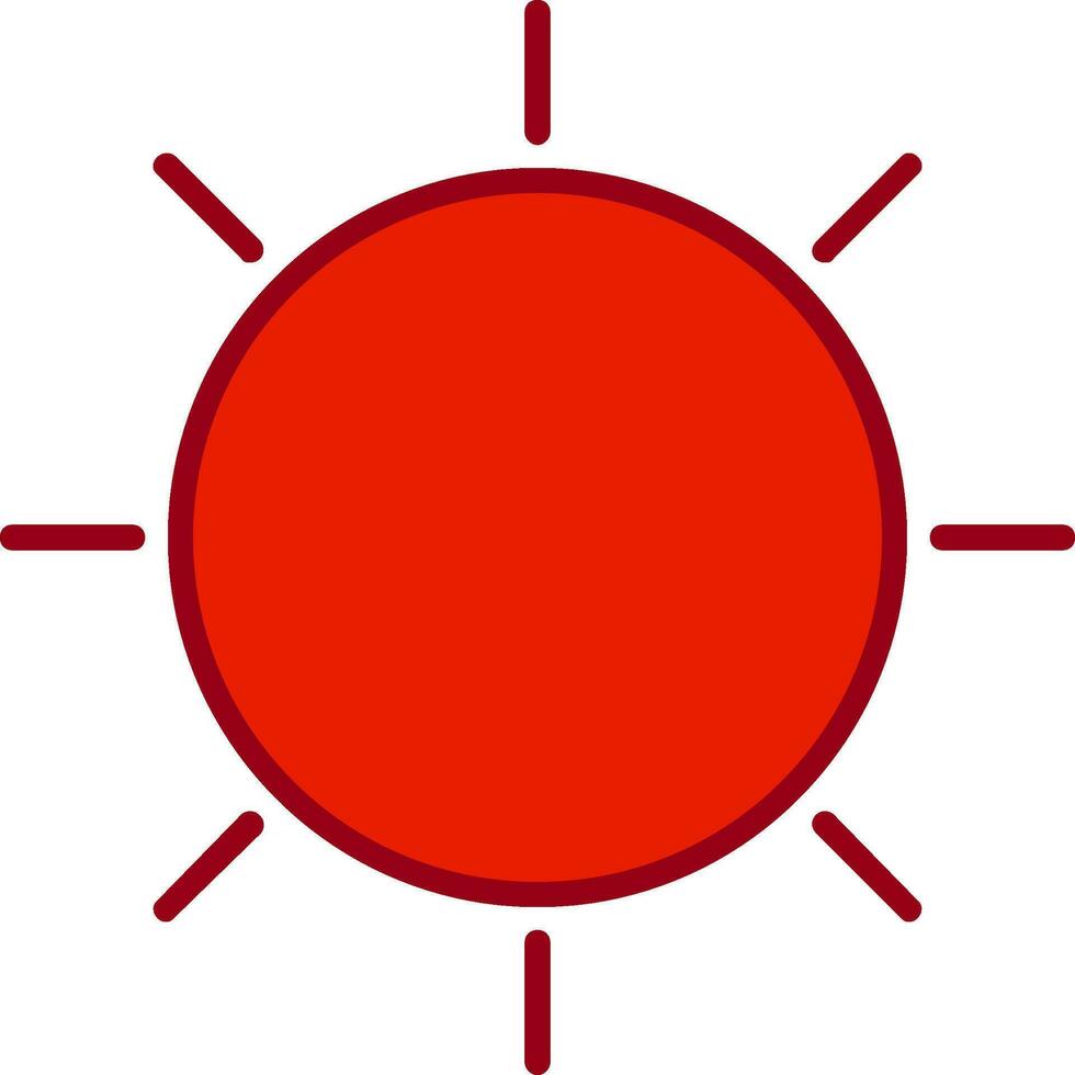 Sun Vector Icon
