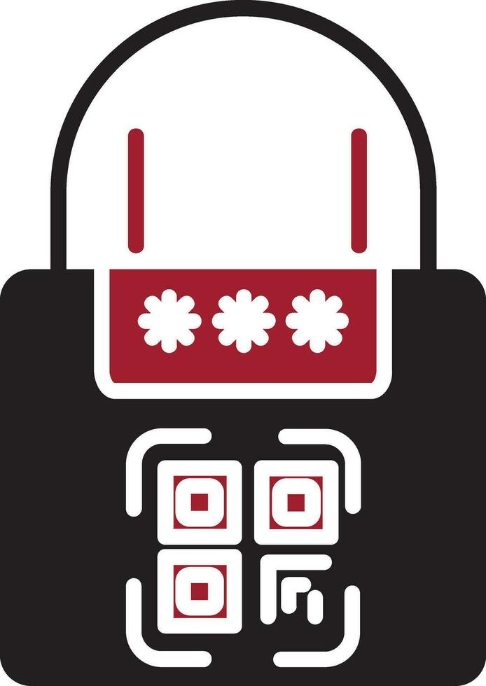 Smart Padlock Vector Icon