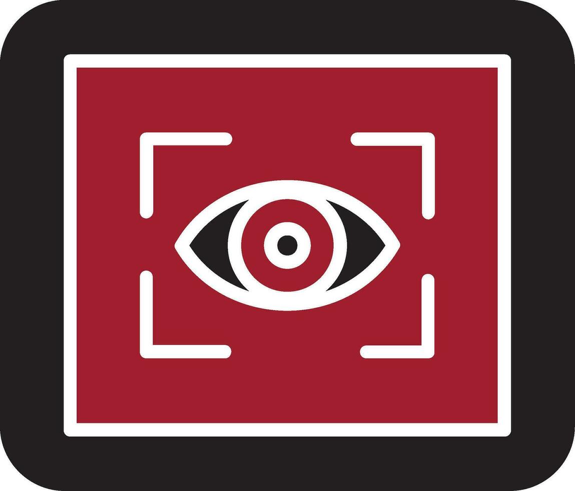 Eye Scanner Vector Icon