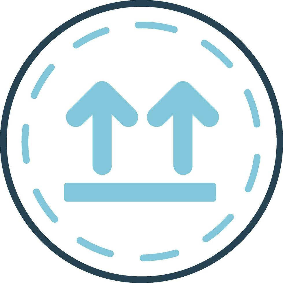 This Side Up Vector Icon