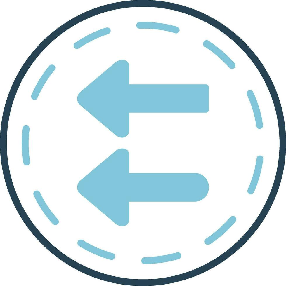 Fast Backward Vector Icon