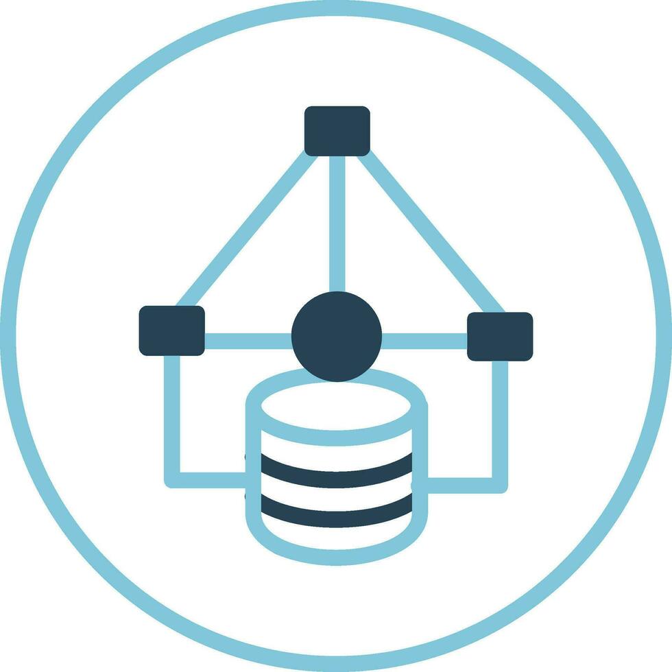 datos modelo vector icono