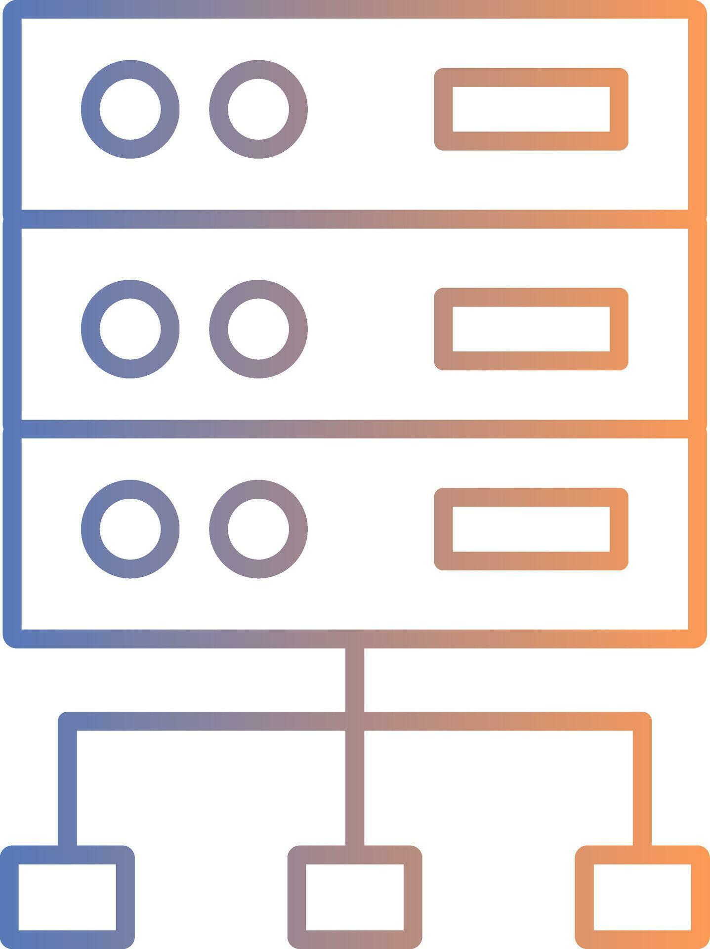 Structured Data Line Gradient Icon 36982311 Vector Art at Vecteezy