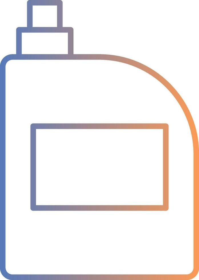 Bleach Line Gradient Icon vector