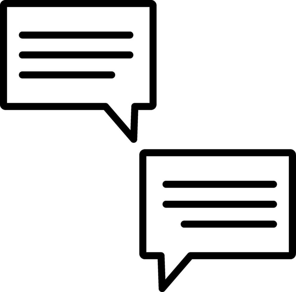 Communication Line Gradient Icon vector