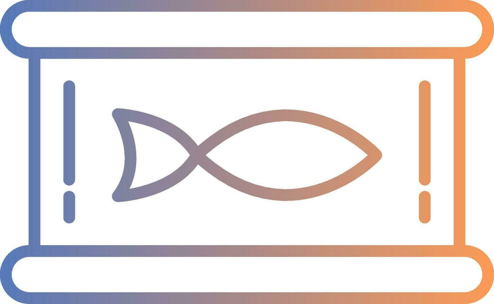 Tuna Line Gradient Icon vector