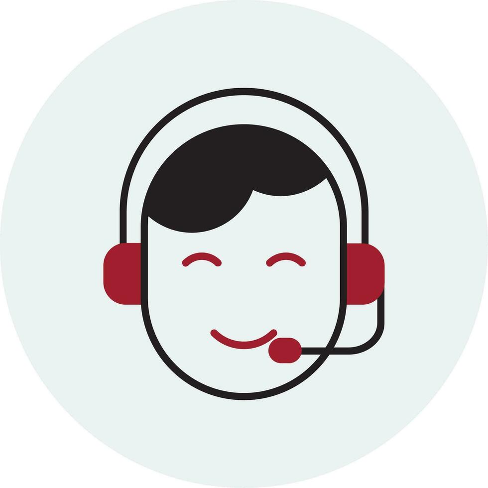 Customer Service Agent Vector Icon