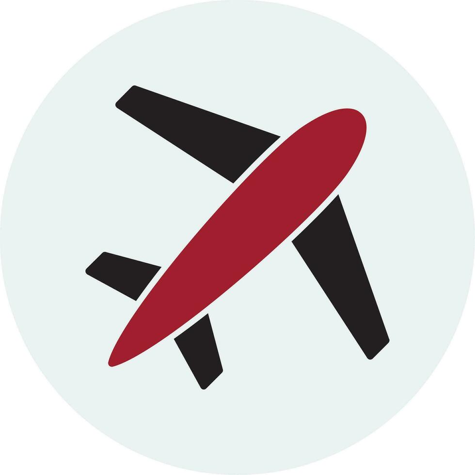 icono de vector de avión