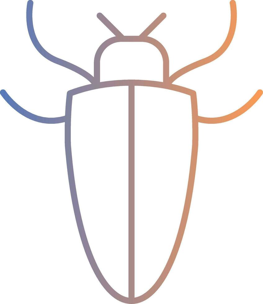 Insect Line Gradient Icon vector