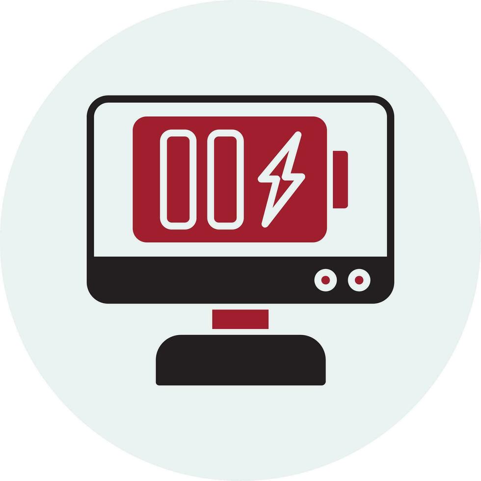 Computer Screen Vector Icon