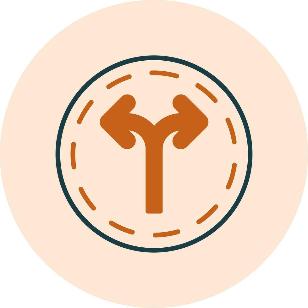 Two Way Vector Icon