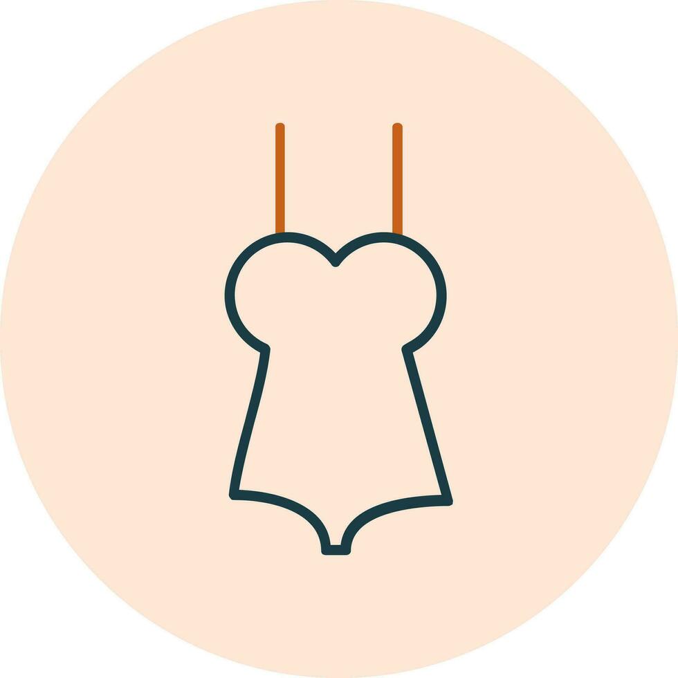 icono de vector de traje de baño