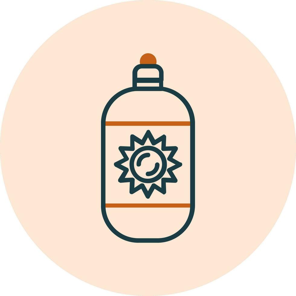 Sun Cream Vector Icon