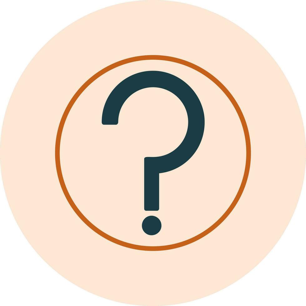 Question Mark Vector Icon