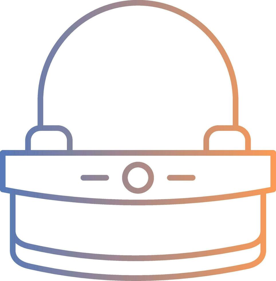 Clutch Line Gradient Icon vector