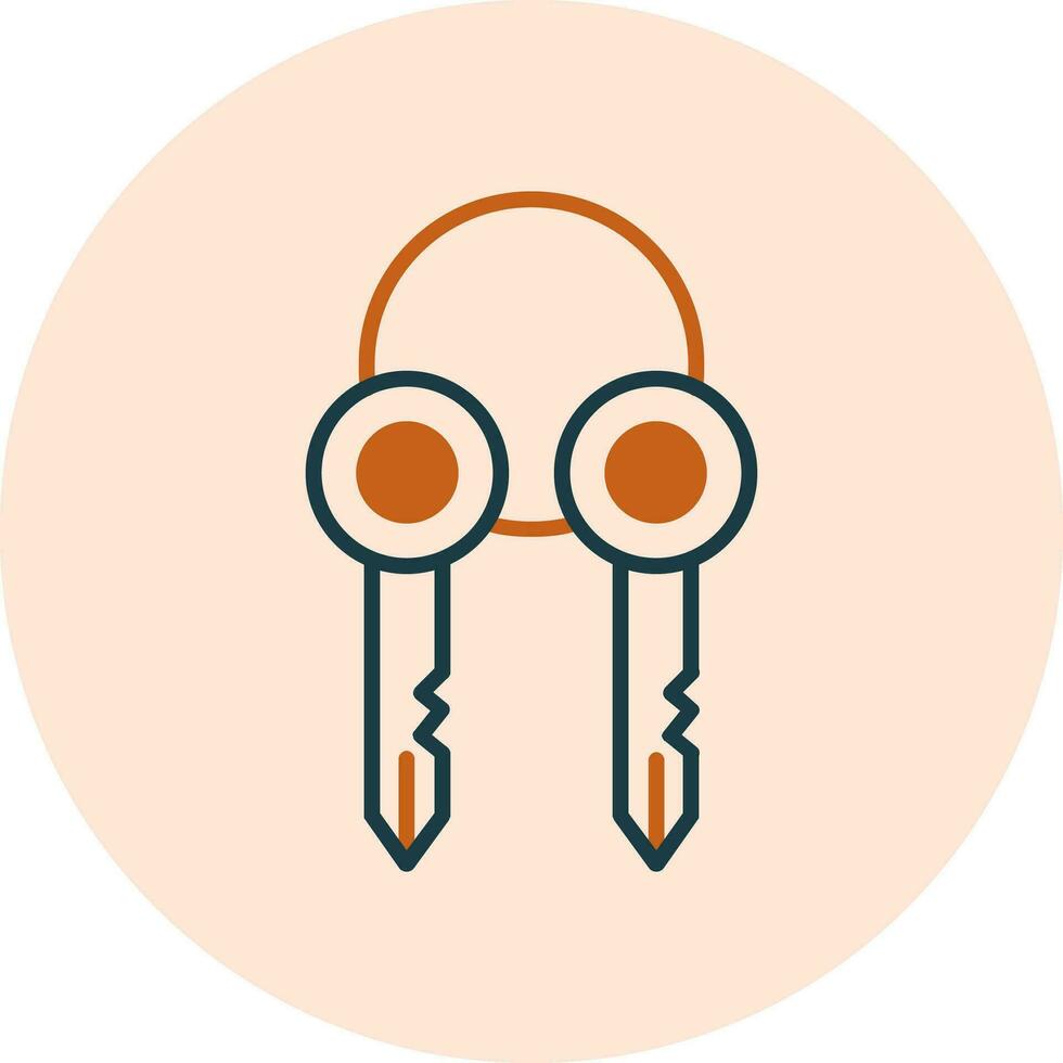 Surrogate Key Vector Icon