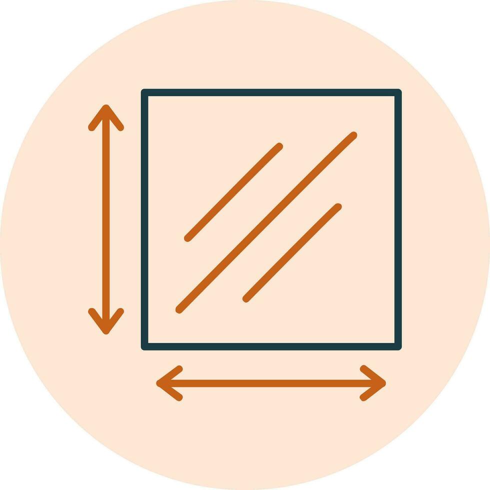 Dimension Vector Icon