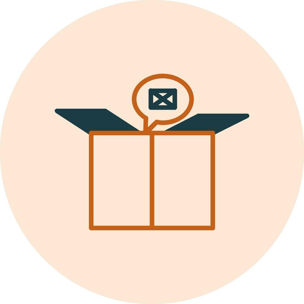 Think Outside The Box Vector Icon