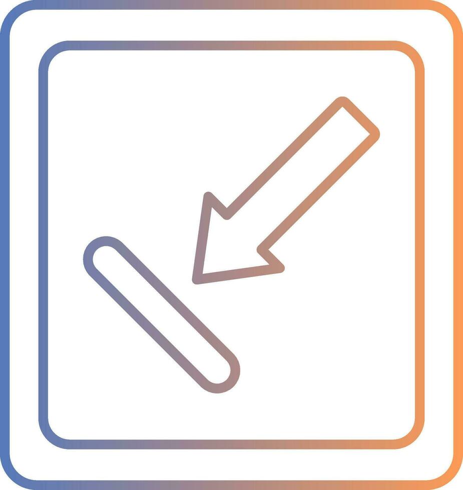 line gradient icon vector