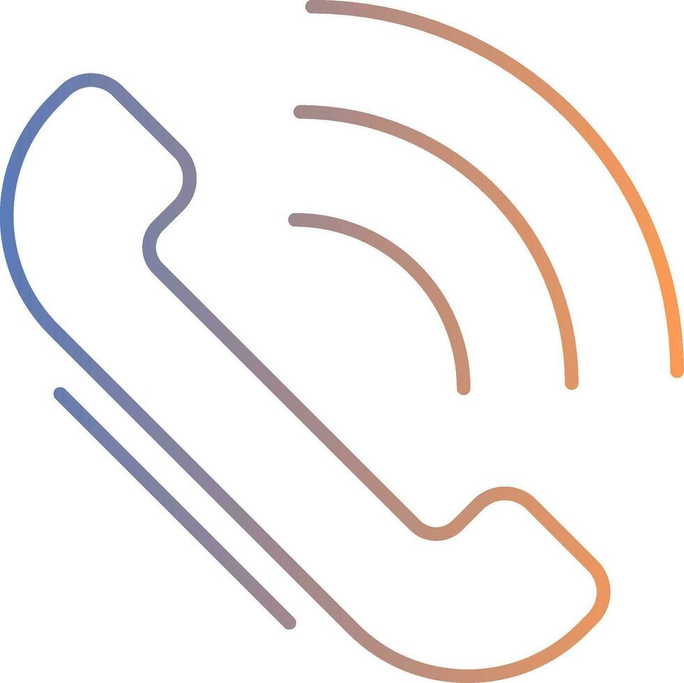 line gradient icon vector
