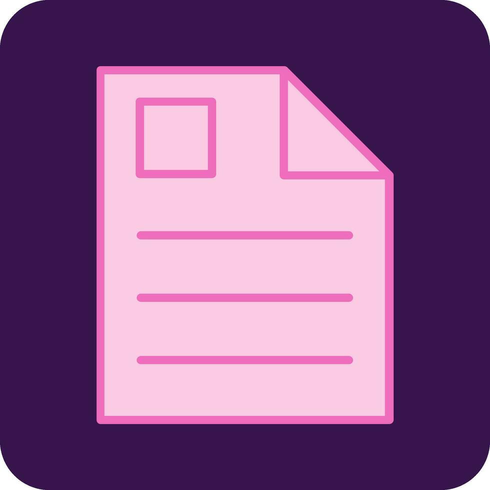 Contact Page Vector Icon