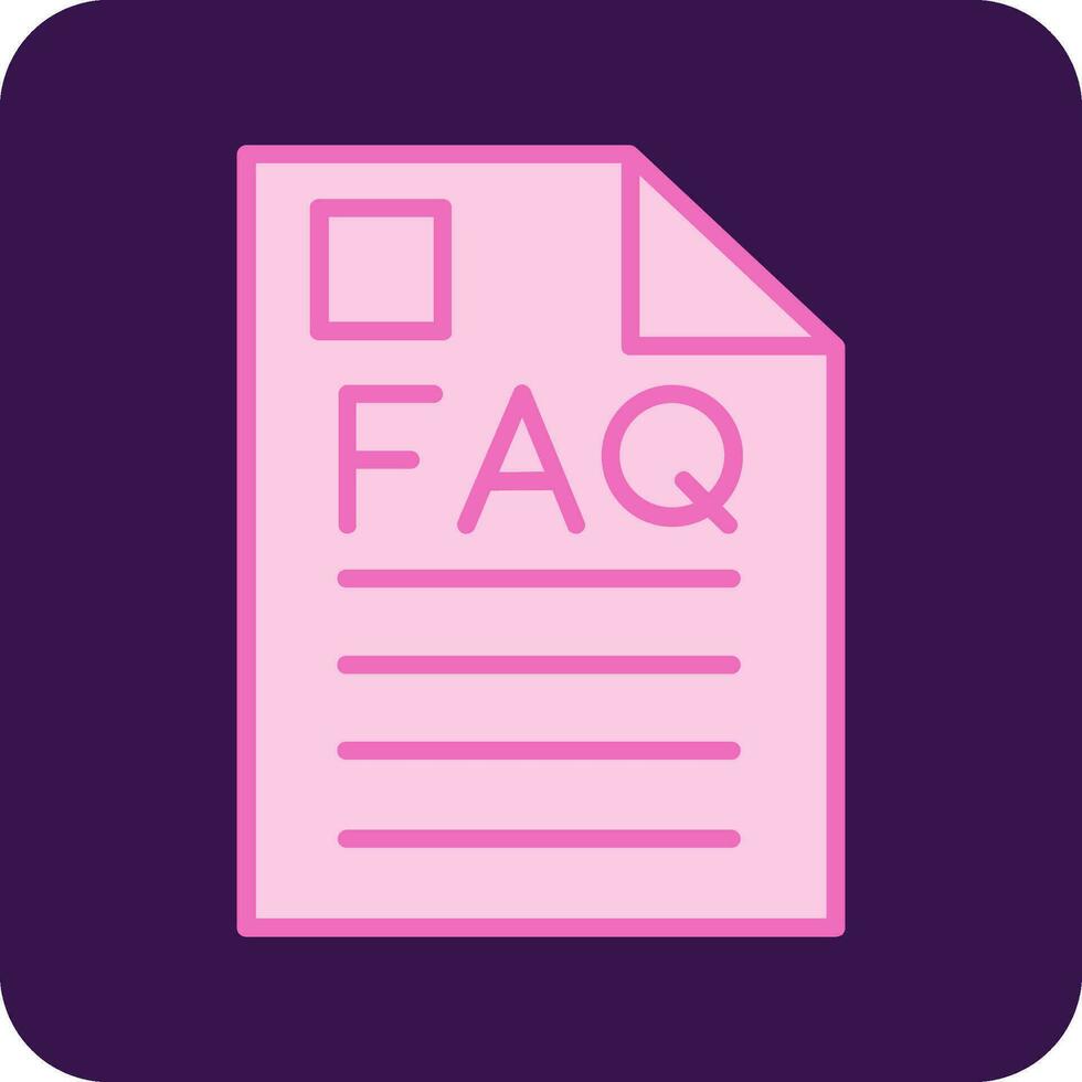 Faq Vector Icon