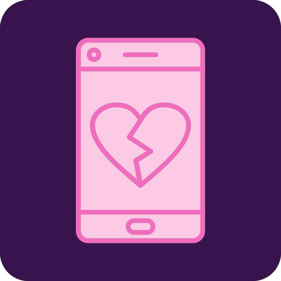 Heart Break Vector Icon