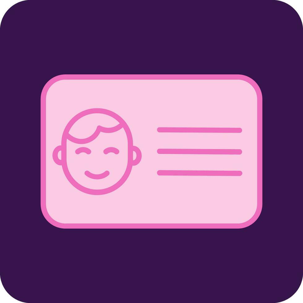 Business Card Vector Icon