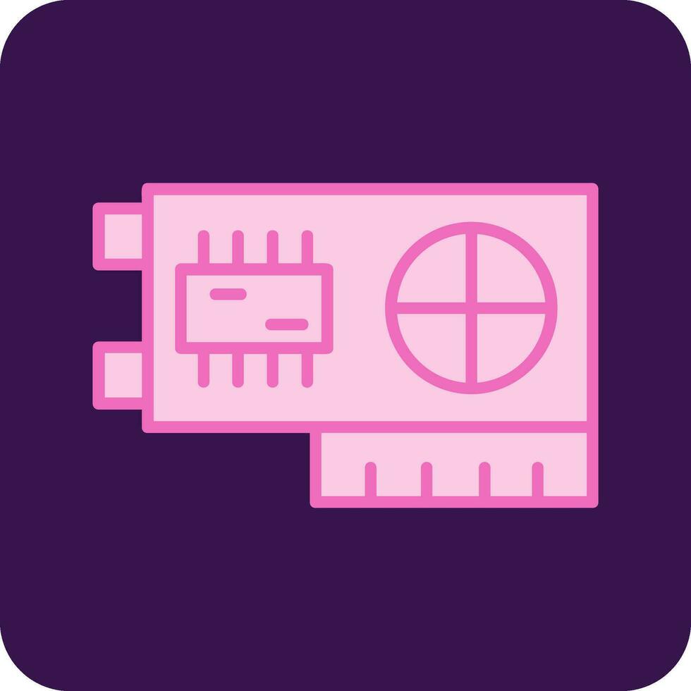 Graphics Card Vector Icon