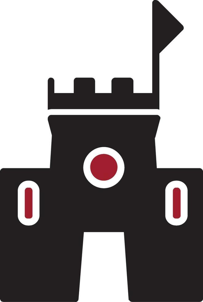 Sand Castle Vector Icon