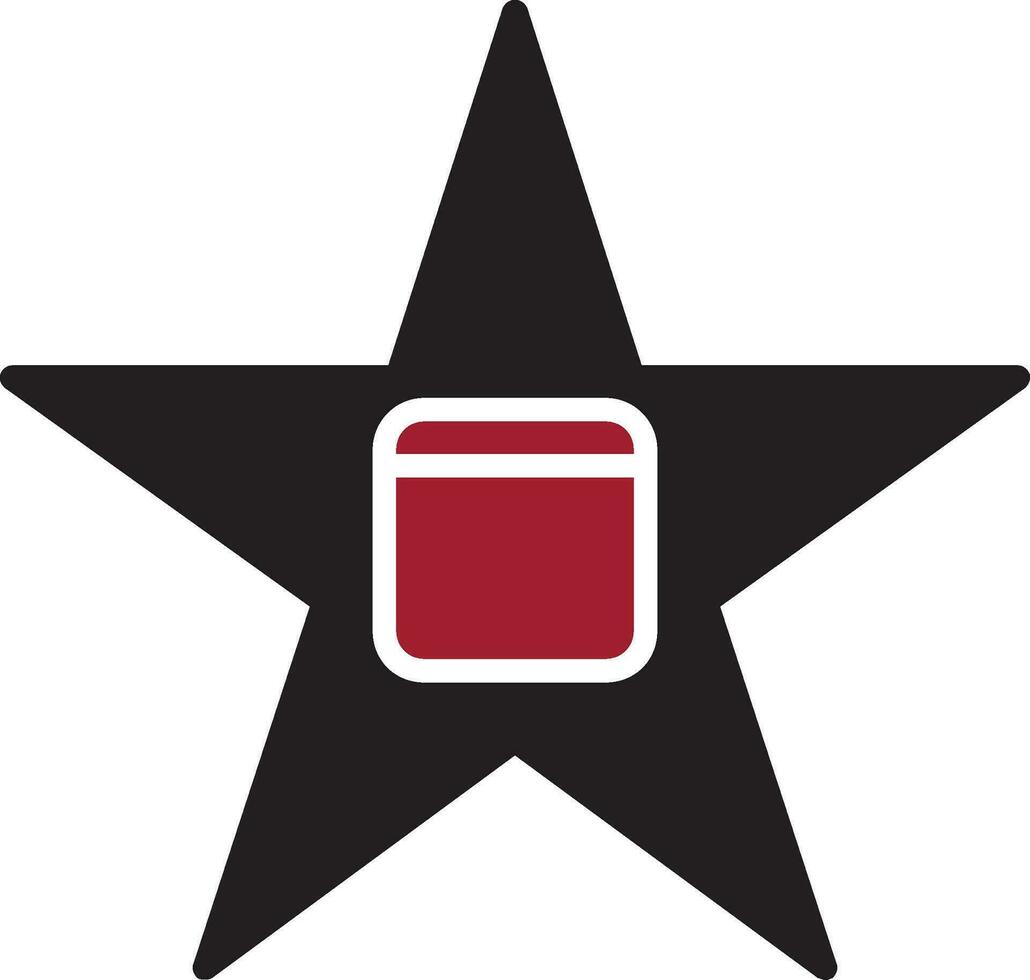 icono de vector de estrella