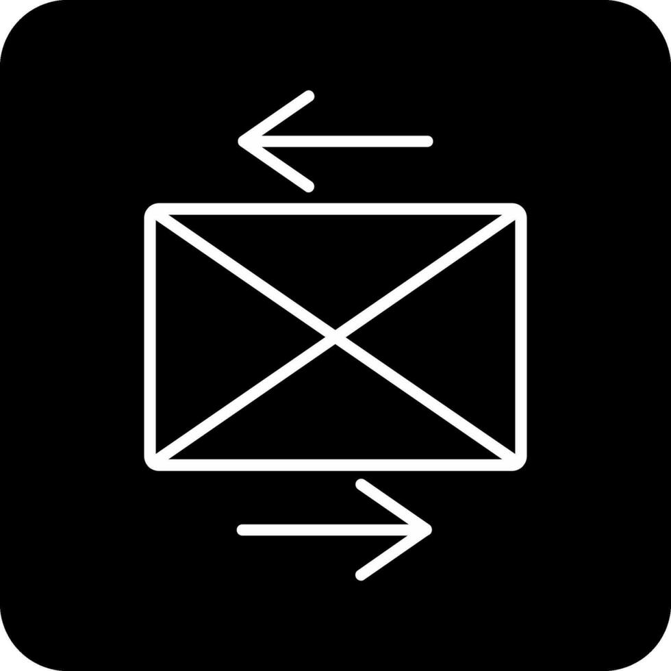 enviar icono de vector de correo