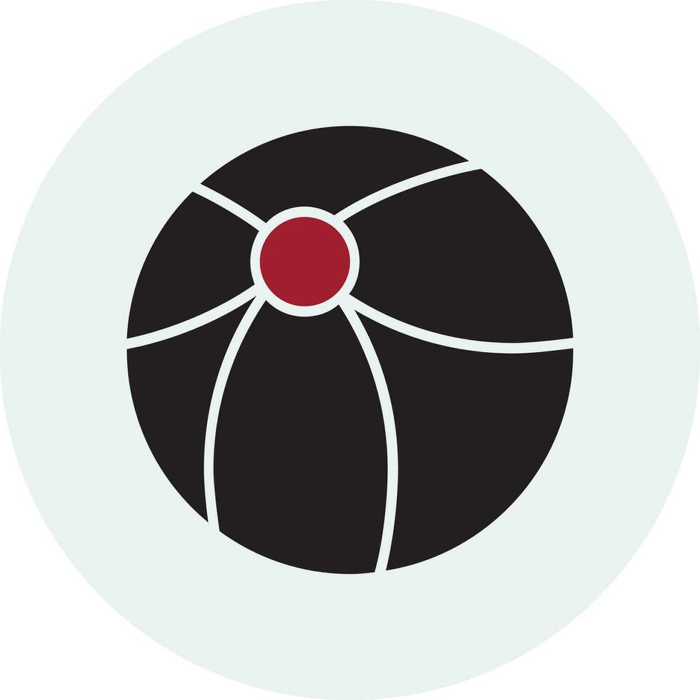 Beach Ball Vector Icon