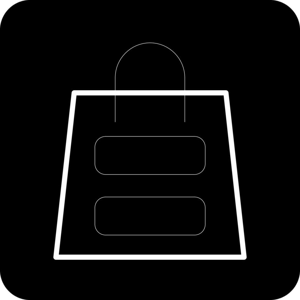 icono de vector de bolsa de compras