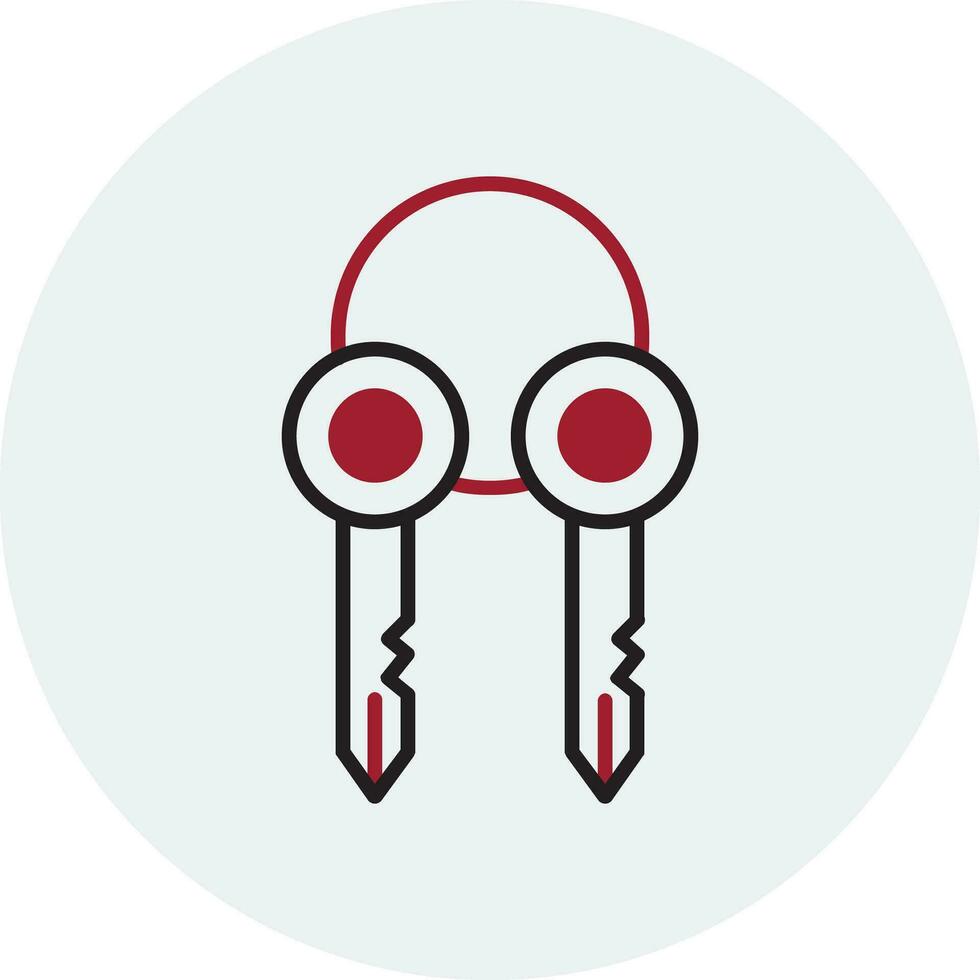 Surrogate Key Vector Icon