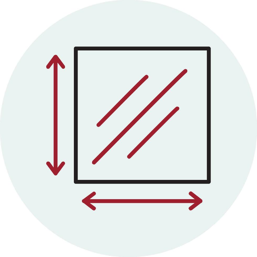 Dimension Vector Icon