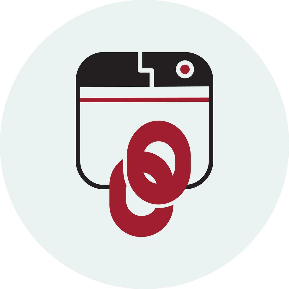 Backlink Vector Icon