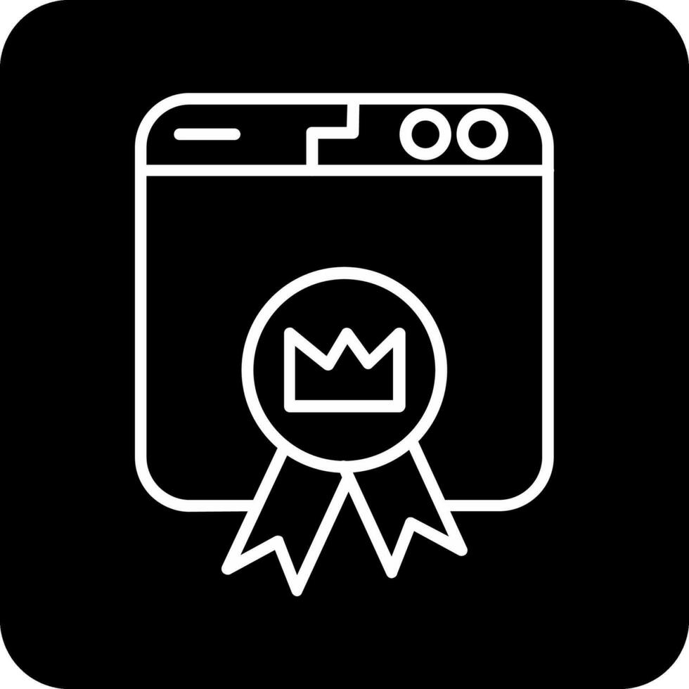 Premium Website Vector Icon